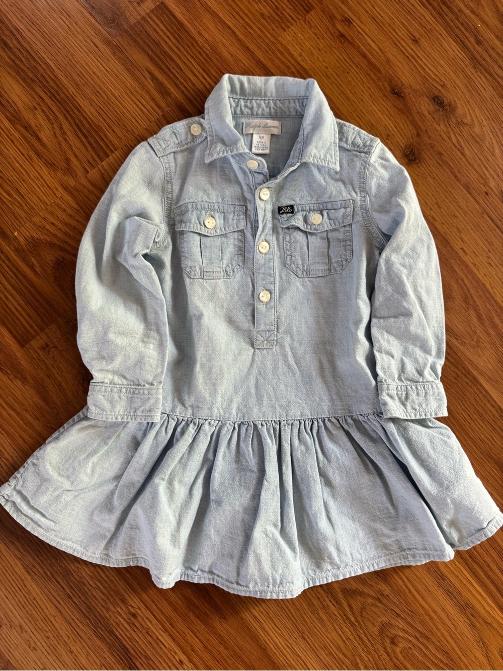 12 Month Polo Ralph Lauren Denim Dress